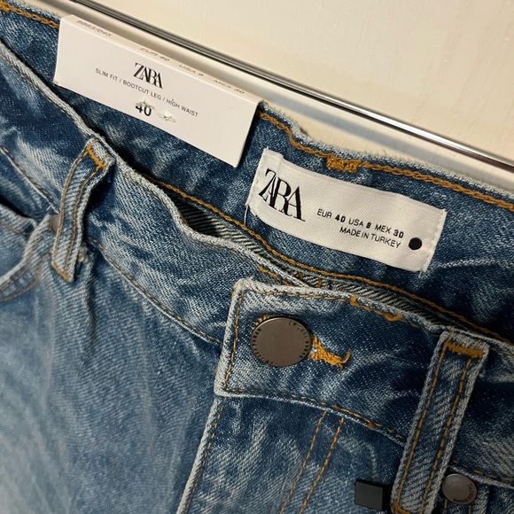 NWT Zara Distressed Denim Jean 🌟 - Picture 2 of 5